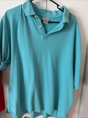 L.L. Bean Men's Polo in Turquoise
